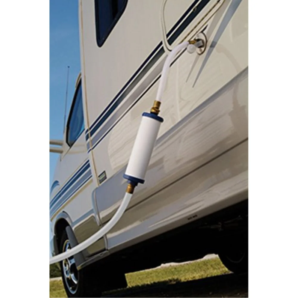 RV Water Filter Level 1 Activated Carbon RVs Campers Trailers Motor Homes Quick Fill Drinking Cooking Water Filter Sediment