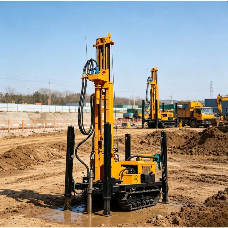 YUGONG Factory Cheap Price Pneumatic Drilling Rig Crawler Water Drilling Machine 500m Water Well Drilling Rig High Efficiency CE
