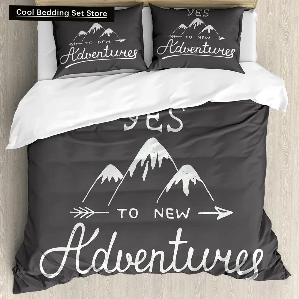 

Adventure Duvet Cover Set Wilderness Themed Duvet Cover Set Bedclothes Double Queen King Size Polyester Bedding Set Pillowcase