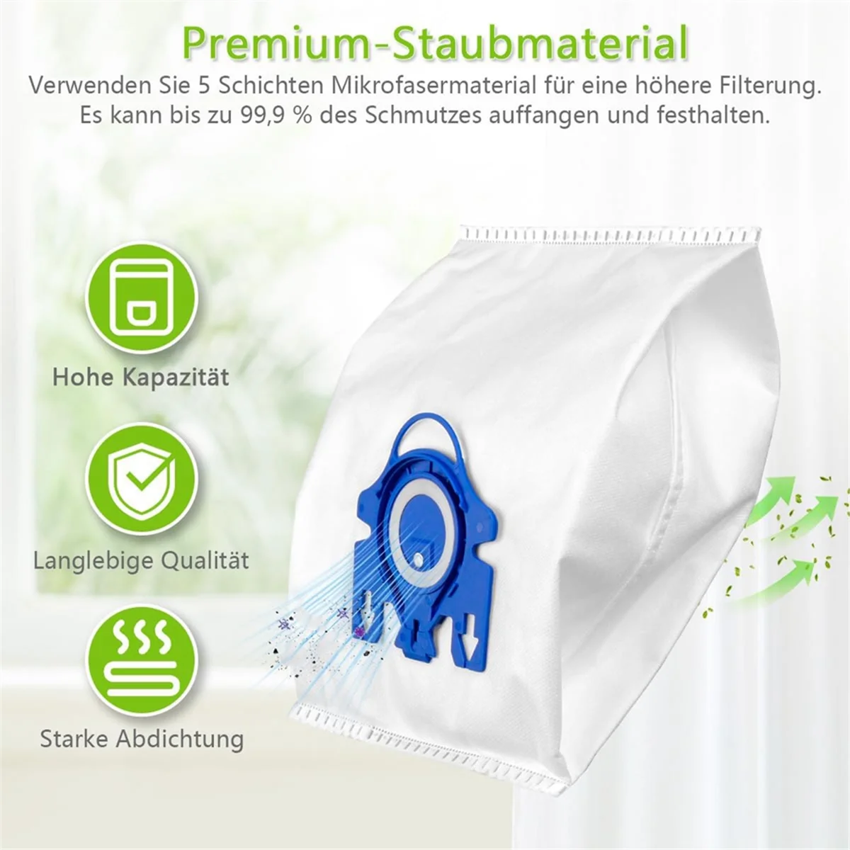 أكياس المكنسة الكهربائية لمرشحات المكنسة الكهربائية من سلسلة Miele Complete C2 Complete C3 Cl ic C1,S8,S5,S2 GN