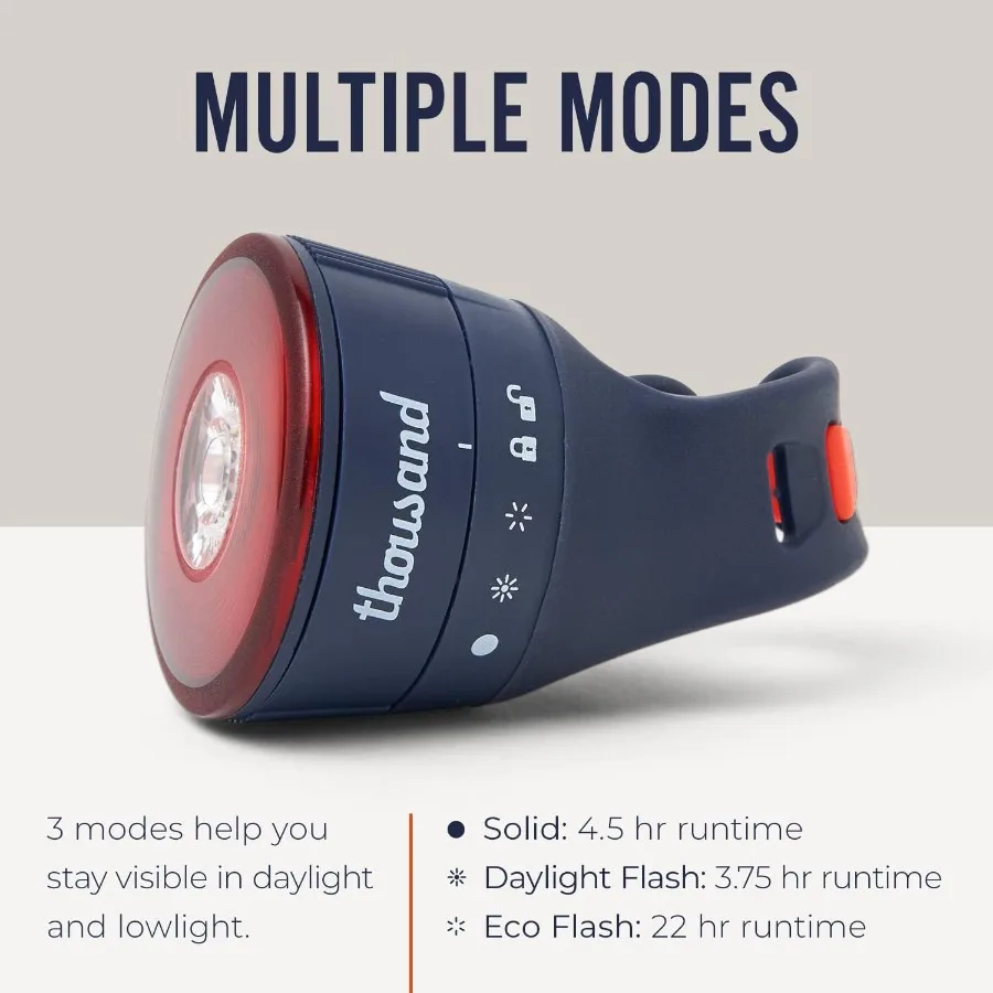 ضوء الدراجة المغناطيسي المسافر للركوب الليلي الآمن عالي التجويف قابل لإعادة الشحن LED للدراجة وإضاءة الدراجة الإلكترونية مع مصباح أمامي مزدوج #4