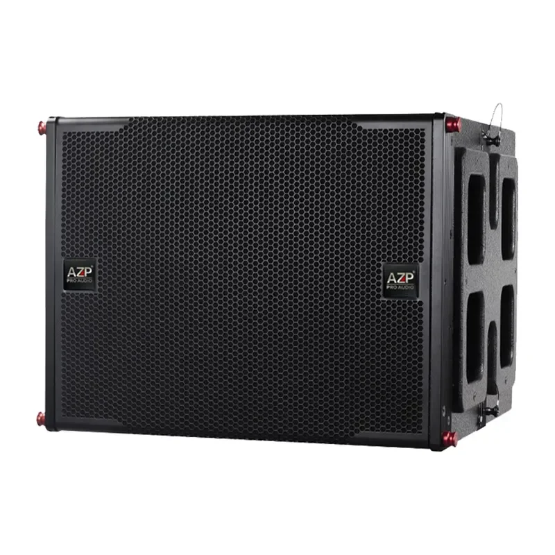 Borui Passive Single 18 Inch Line Array Subwoofer High SPL Deep Rich Bass 80Hz-18kHz 8 Ohm Rectangle Metal Portable