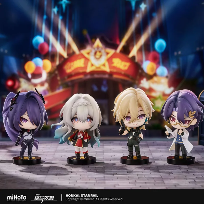 

Pre Sale Of Genuine Honkai: Star Rail'S Nameless Customer Medal Series Acheron Firefly Aventurine Dr. Ratio Figure Model Toy Gif