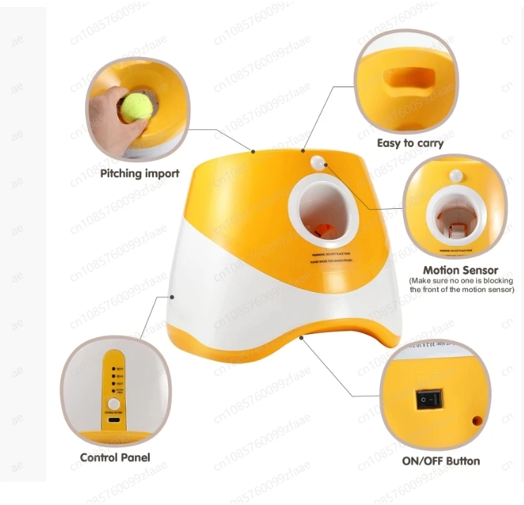 

Automatic Pet Throw Jump Ball, Catapult Ball Launcher, Dog Toy, Bulldog Toy, Tennis Machine