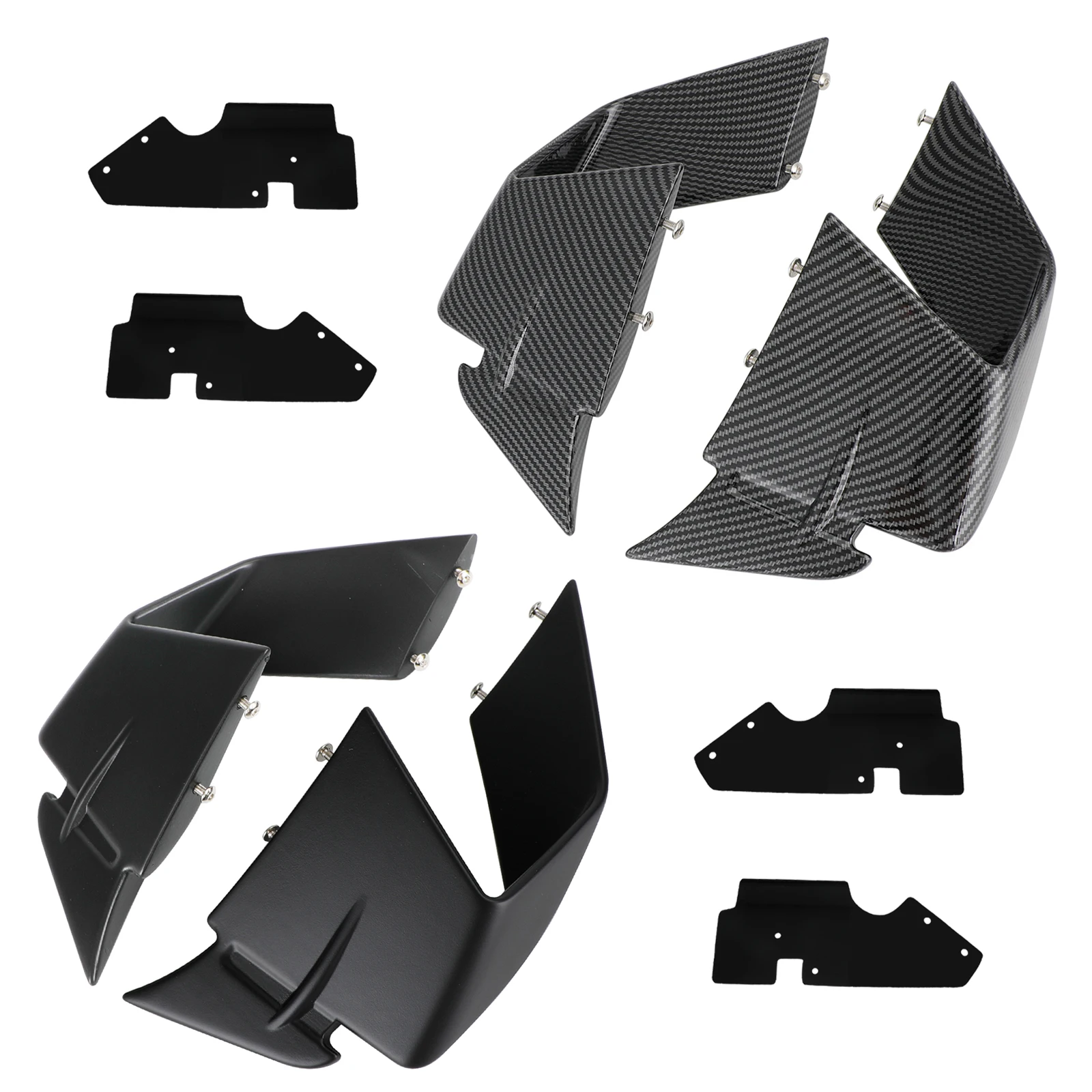 Artudatech الجبهة سبويلر الرياح الجنيحات هدية مناسبة لسيارات BMW S1000RR 2019-2022 قطع غيار الدراجات النارية