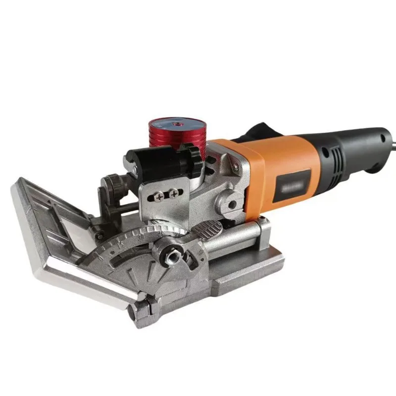 Portable Ramino invisible parts slotting machine, small woodworking tools 45-degree oblique tenons, begonia angle punching