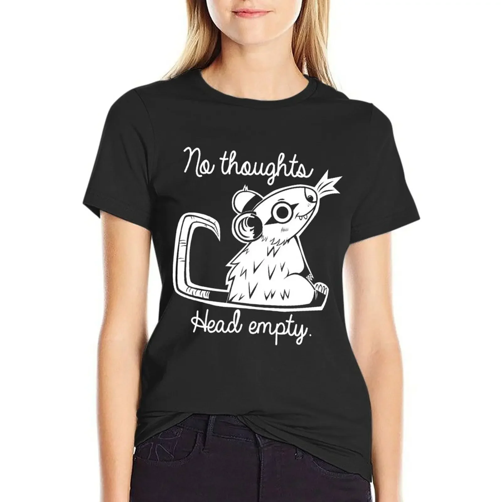 

No brain T-Shirt summer top anime anime clothes cute clothes oversized t shirts for Women