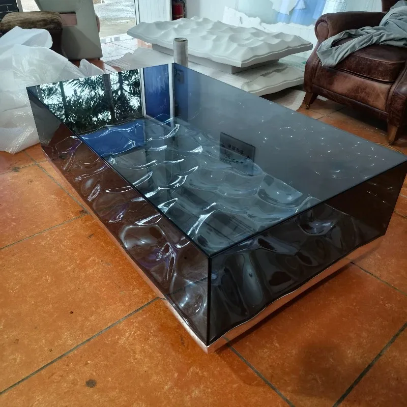 

Interior Nordic Coffee Table Aesthetic Design Waterpoor Unique Center Coffee Table Transparent Couchtisch Lounge Suite Furniture