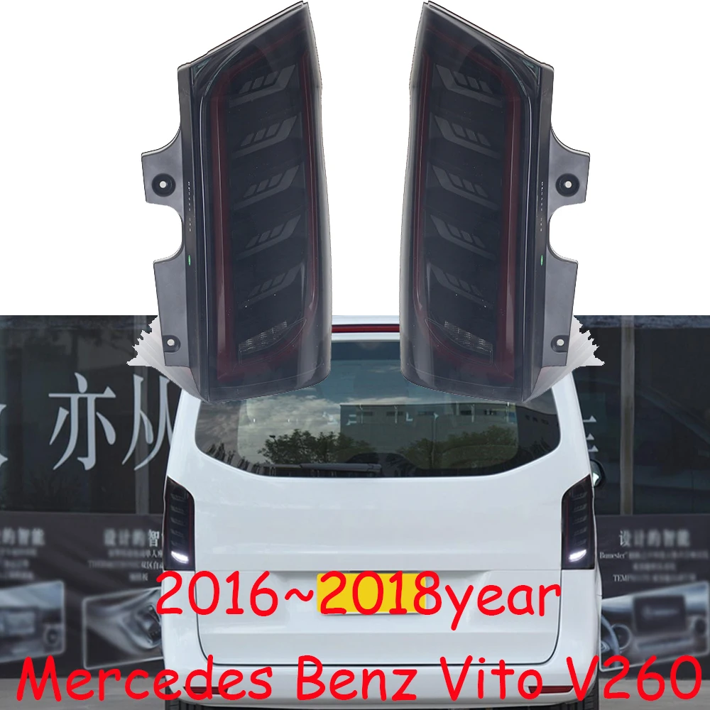 Car bumper LED Tail Lamp for Mercedes benz Tail Light Vito taillight V250 V260 2016~2018year car accessories Vito Rear Light