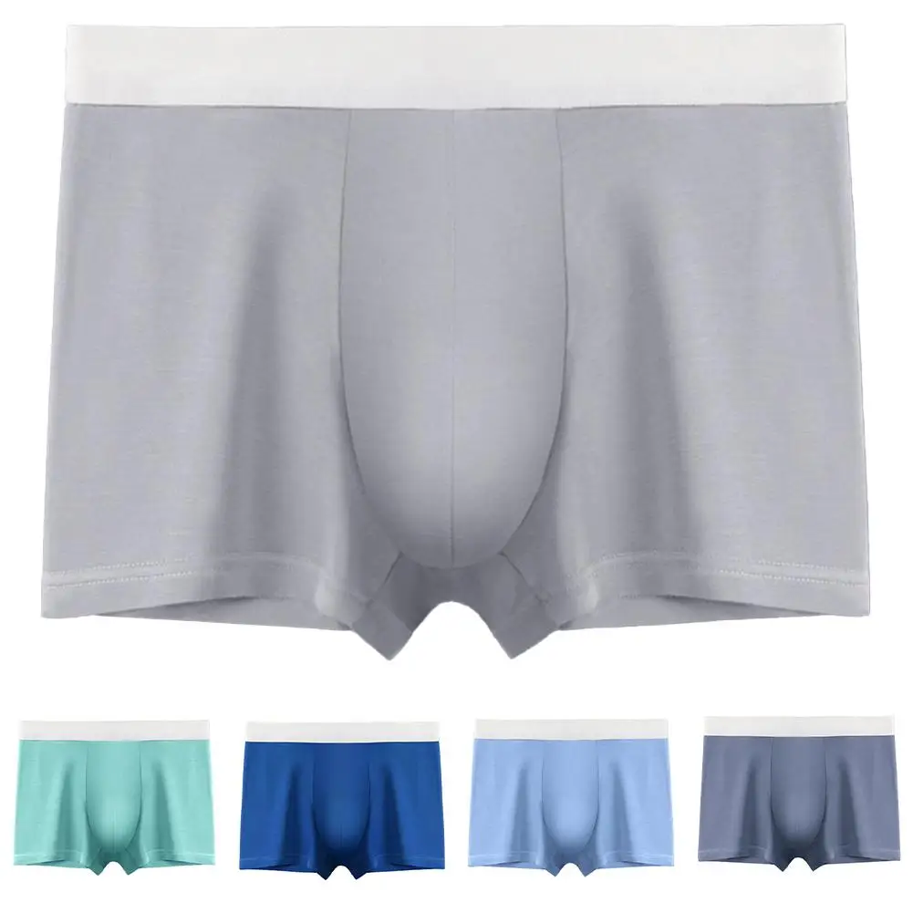 

For Everyday Use Breathable Trunks Comfortable Underpants Light Blue Available In Multiple Sizes Classic Style For Casual Wear