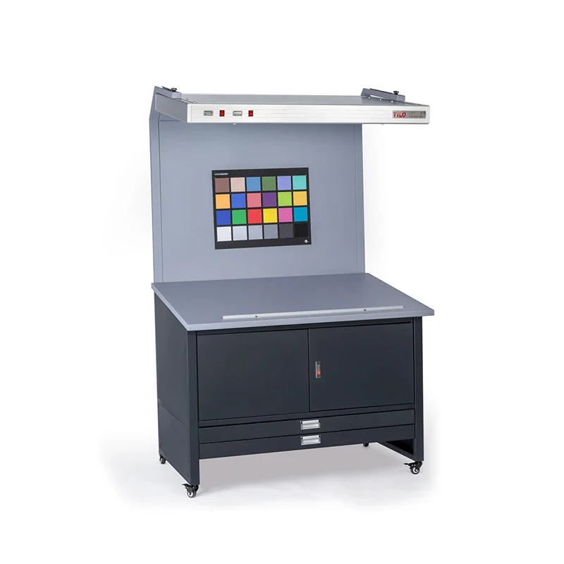 TILO ColorController Color Viewer CC120-E Led Color Matching Inspection Light Box With Cupboards and Drawers