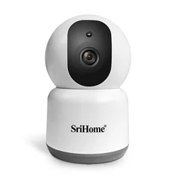Sricam SH038 HD 4.0MP 와이파이 IP 카메라 360 ° 모바일 원격 뷰 실내 베이비 모니터 야간 컬러 비디오 감시 CCTV 카메라