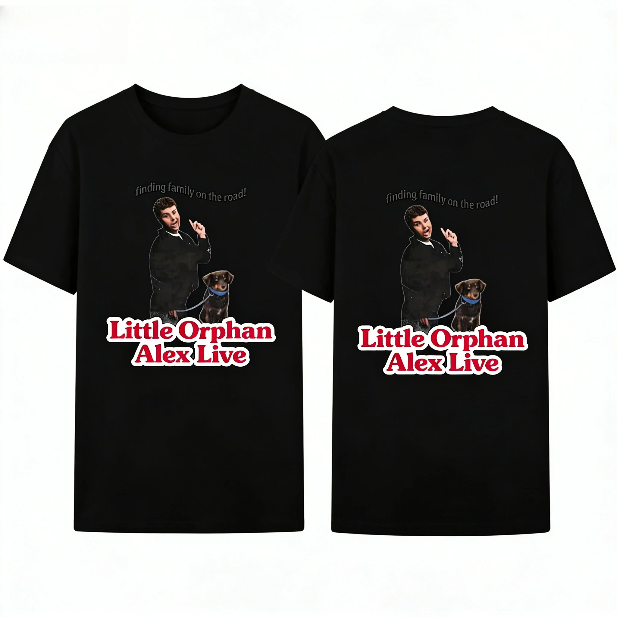 Little Orphan Alex Live 2026 European Arena Tour T-shirt ALEX WARREN Finding Family on The Road Tshirt Short Sleeve Cotton Top