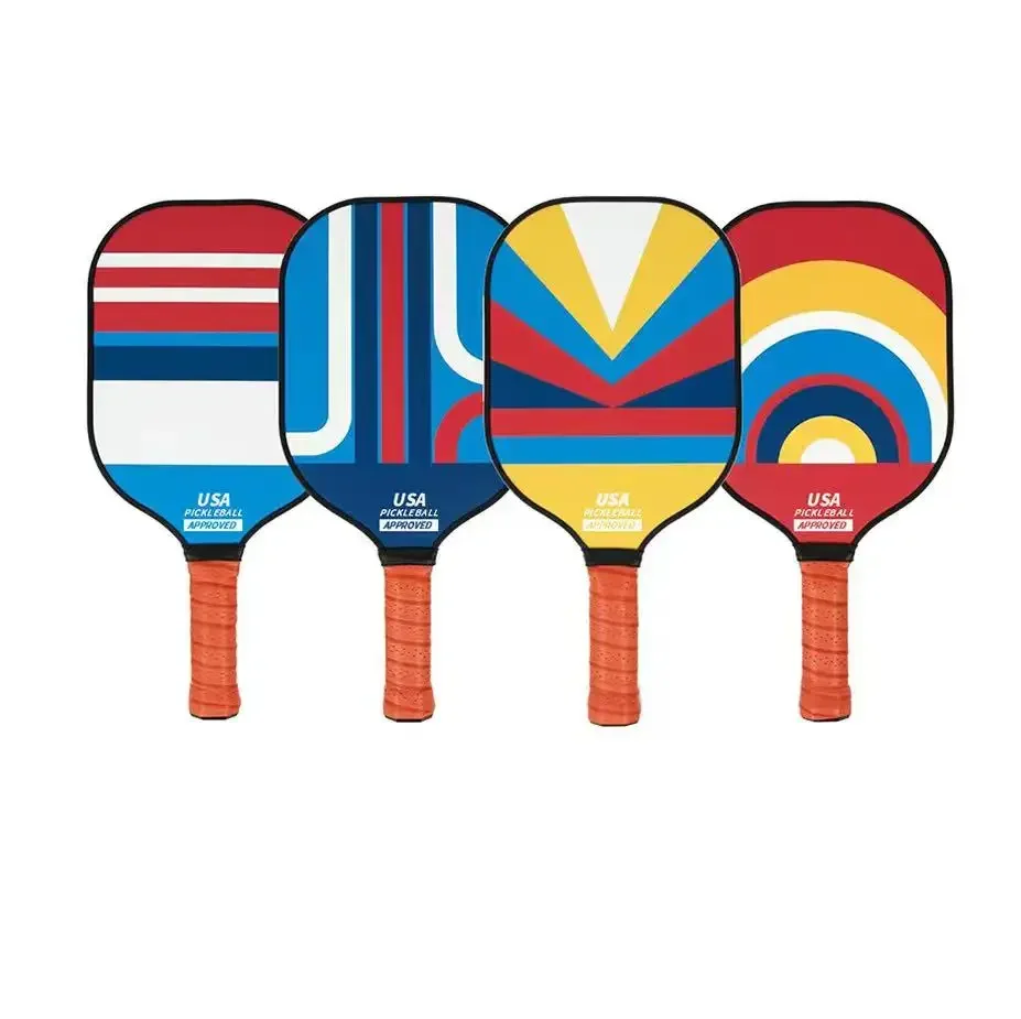 

Factory wholesale USAPA approved colorful multiple style frosted surface Pickleball Paddle