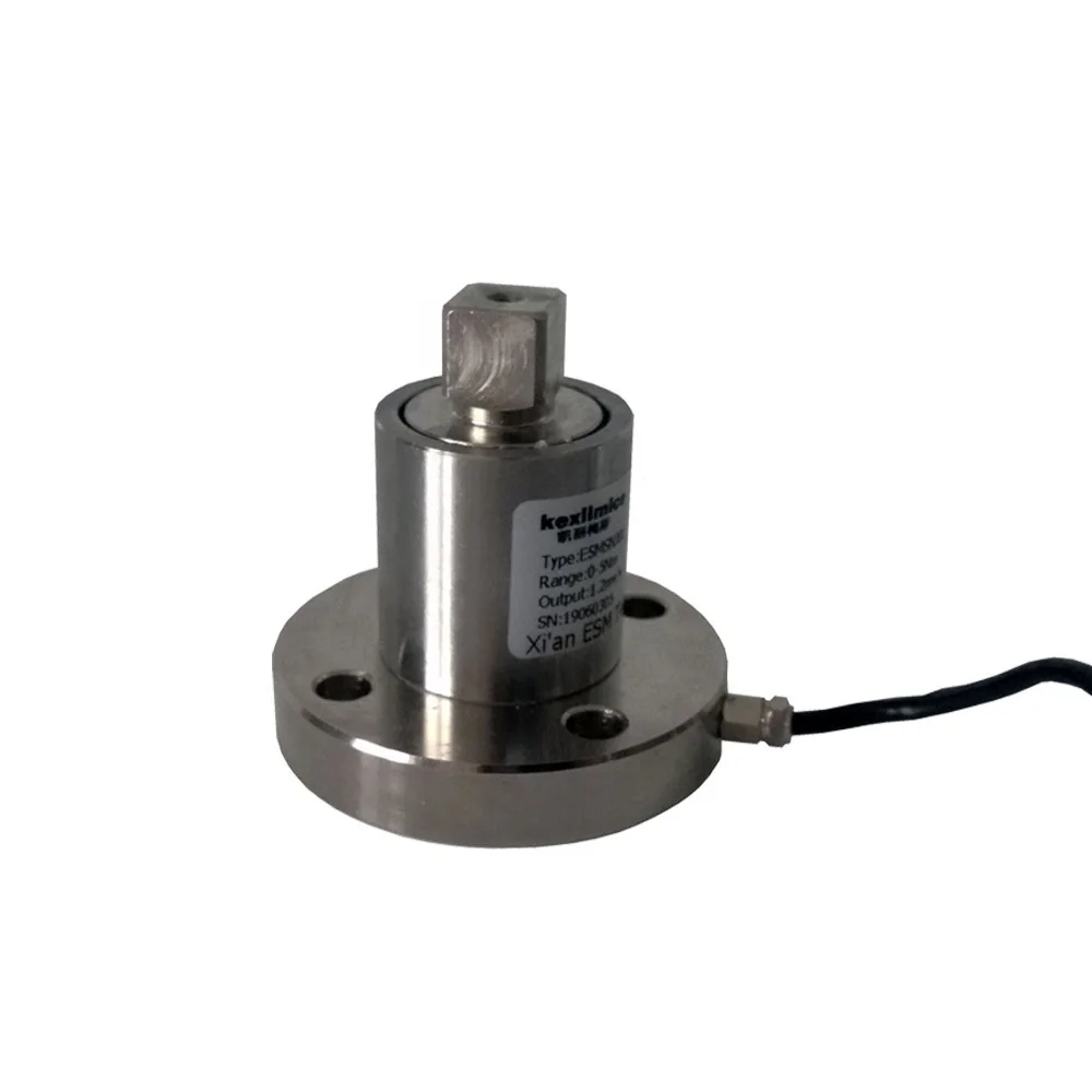 Static torsion testing sensor, square head torque flange installation torque wrench