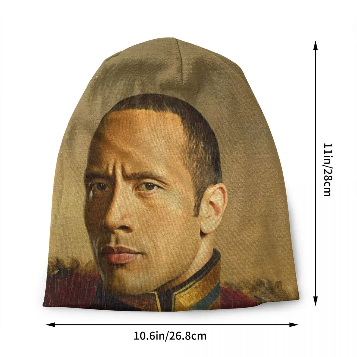 Dwayne The Rock Johnson Meme Skullies Beanies Caps Men Women Unisex Trend Winter Warm Knit Hat Adult Bonnet Hats