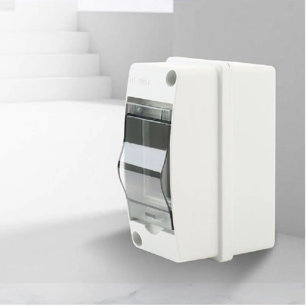 HT series outdoor waterproof distribution box MCB switch PC junction box IP65 Simple installation on walls for convenient use