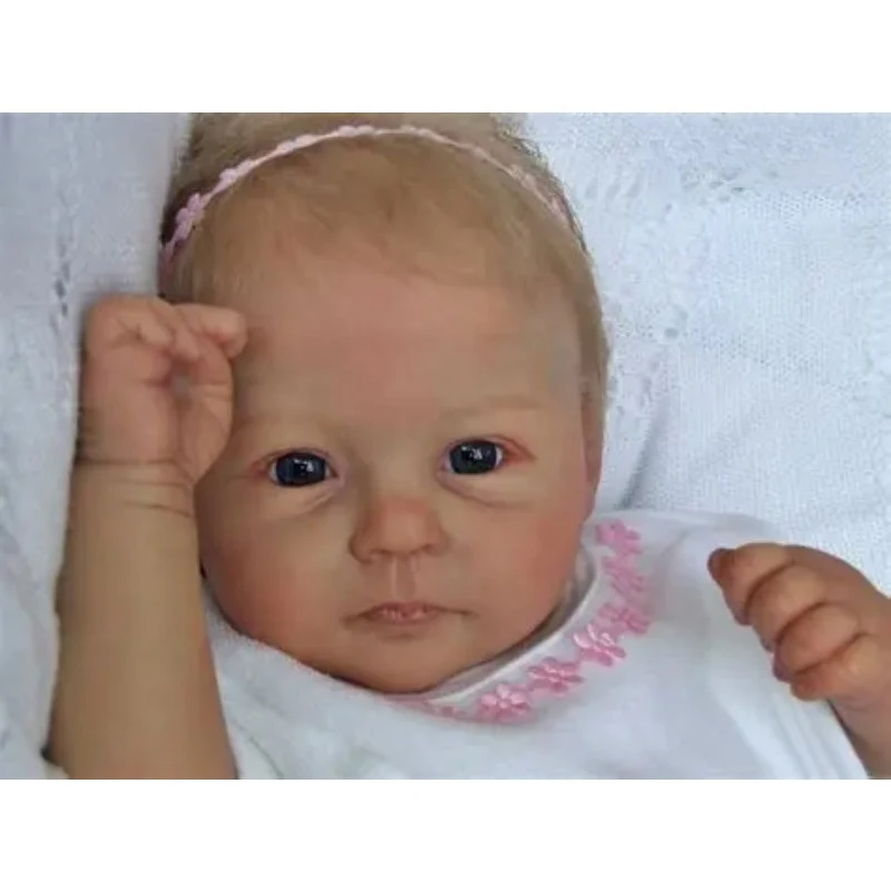 

20inch Lifelike Reborn Doll Kit Candy Baby Fresh Color Unpainted Unfinished Doll Parts DIY Toys
