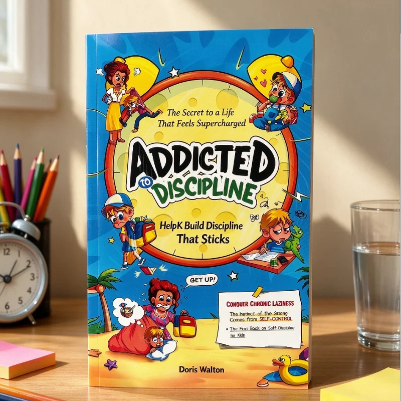Addicted To Discipline Helps Children Overcome Laziness and Develop Good Habits and Strong Self-discipline in Daily Life.