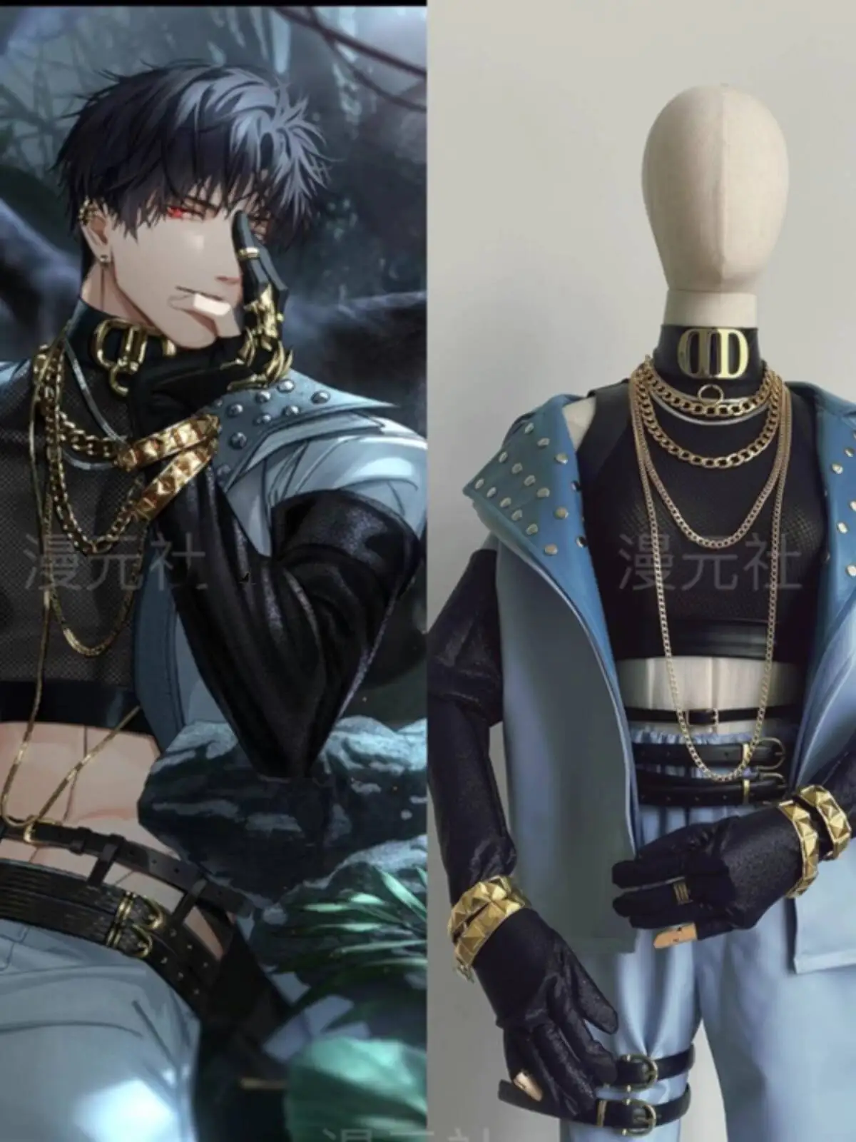 New Light And Night Osborn Xiao Yi Nightmare Shadow Fiesta Carnival Halloween Cos Cosplay Game Anime