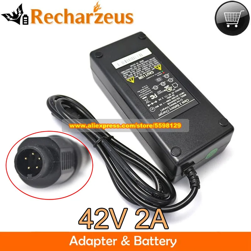 Genuine SSLC084V42M Charger 42V 2A for SANS PHYLION SSLC084V42XH Power Supply Special 5 Pins