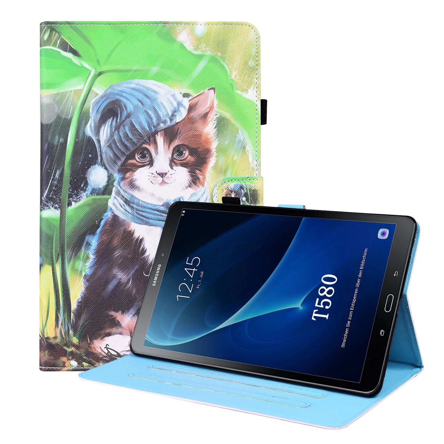 Painted Tablet Case For Samsung Tab  T580 SM-T580 SM-T585 SM-P580 SM-P585 SM-P585Y T580N T585C 10.1