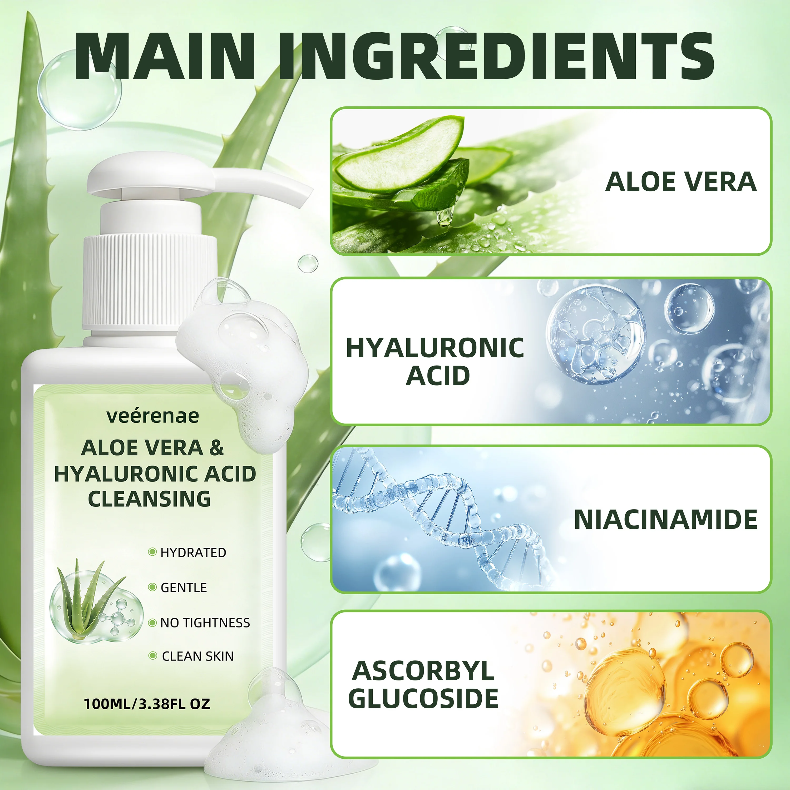 ALOE VERA Kwas hialuronowy do  – Salicylic Acid Cleanser recenzja i cena