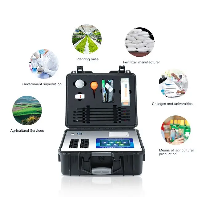 Portable Soil Testing Equipment PH EC Temperature Instrument Moisture Measurement moni tor Meter NPK Nutrient FertilizerDetector