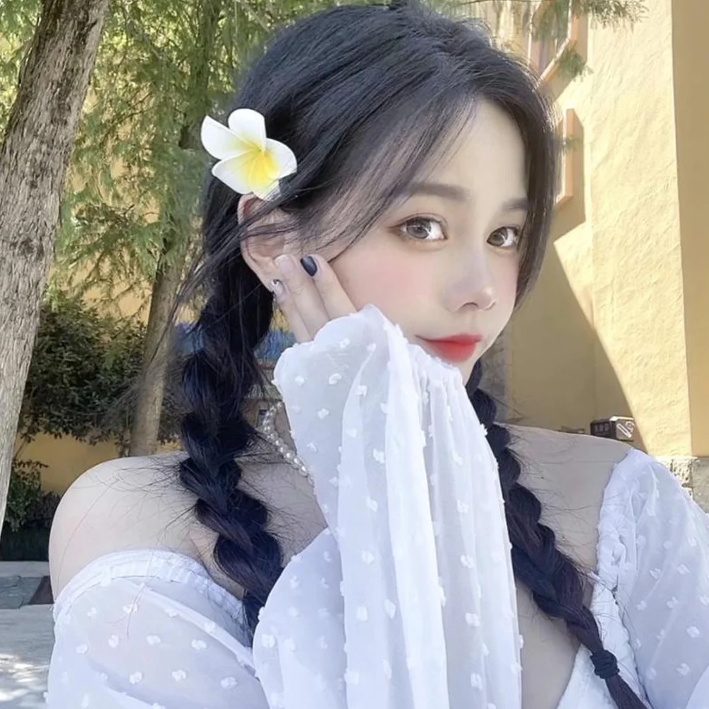 

16Pcs Floral Hair Clips Simulated Flower Hairpins Women's Decorative Hair Accessories for Parties Travel Daily Wear Hawaiian