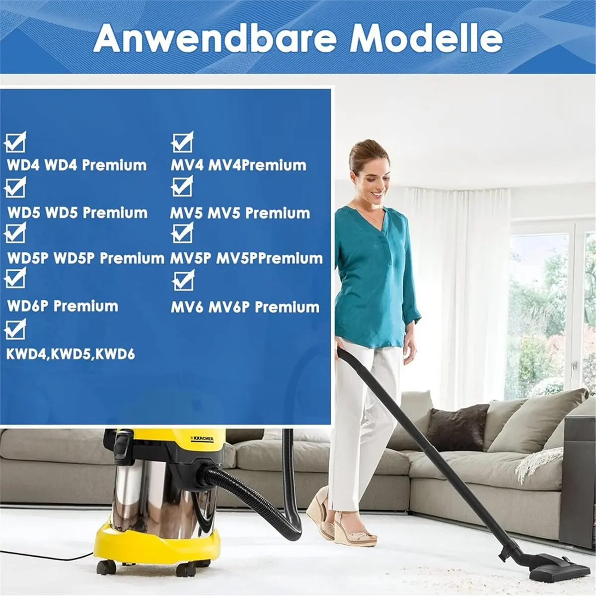 

Мешки-фильтры FZFZ для пылесосов WD4, WD5, WD6, WD5P, WD6P, MV4, MV5, MV6, KFI 487, аксессуары для пылесосов