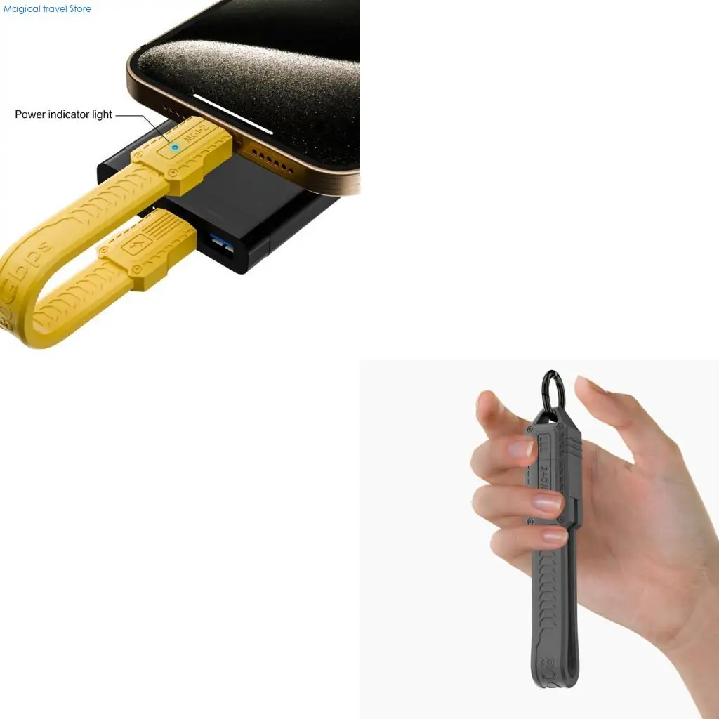 N2UB USB4.0 Type C Male To Male Cord 240W Power Delivery 80Gbps Data Transfer TPE Durability and Portable Charging