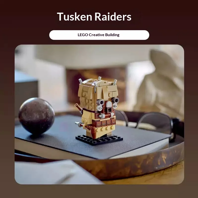 Lego Block Square Head Series 40615 Tusken Attacker Splicing Blocks Children's Toys Gift Gift