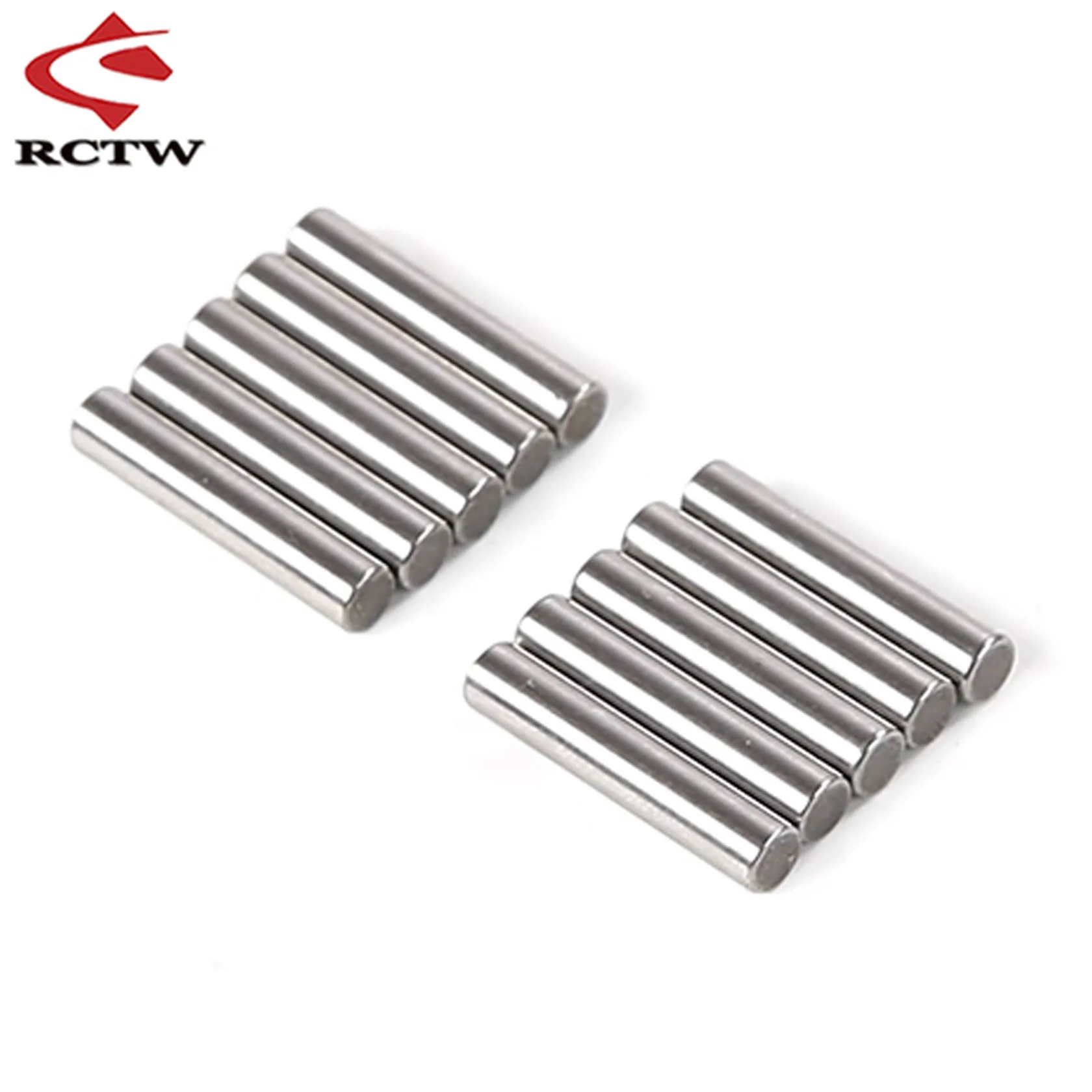 Carro rc 4x18mm ou 4x24mm pino de eixo 10 peças para 1/5 hpi roofunaha km rovan baja 5b 5t 5sc peças de caminhão