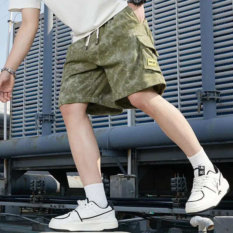 

Men's Summer New Style Breathable Versatile Loose Casual Shorts Korean Version Fashionable Urban Five-Quarter Length Workwear