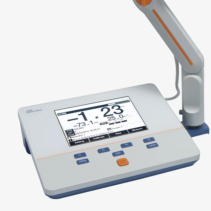 Medidor digital de ferro de pH LCD I300F PH/ISE/Temp. (mV/pX) Testador de instrumentos de teste de água de laboratório de qualidade da água multiparâmetro de bancada