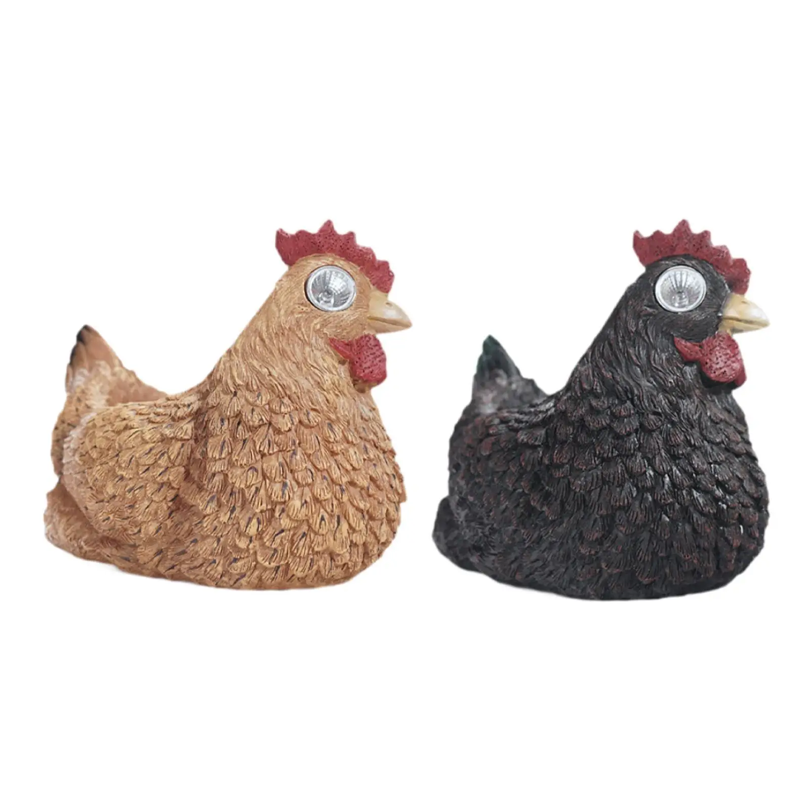 Chicken Flower Pot Patios Solar Powered Night Light for Home Backyard Garden