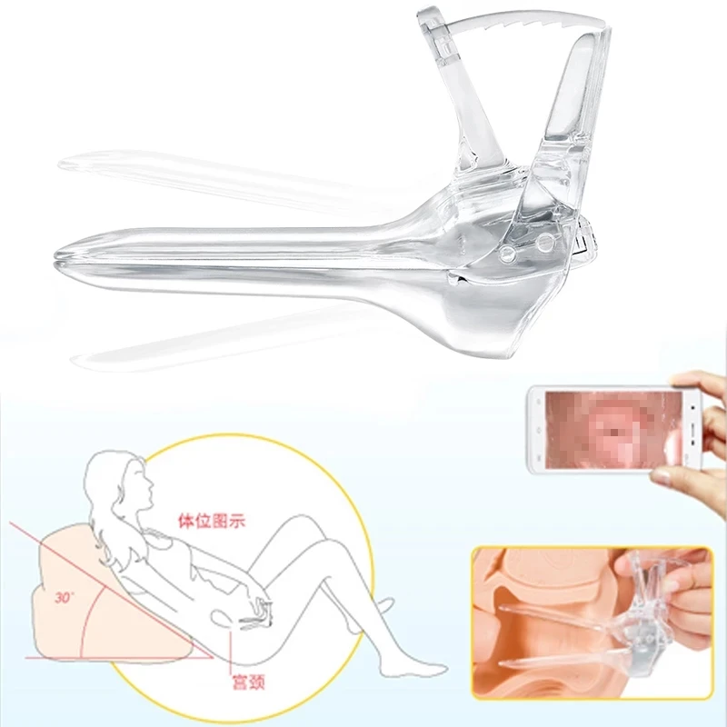 Female Vaginal Medical Silicone Urethral Dilator Vaginal Speculum Expander Gynecological Inflammation Self-Exam