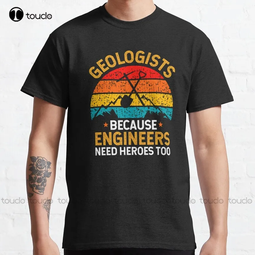 Funny Geologist Geology Engineers Classic T-Shirt Tee Shirts For Women Cotton Outdoor Simple Vintag Casual Tee Shirt Xs-5Xl New