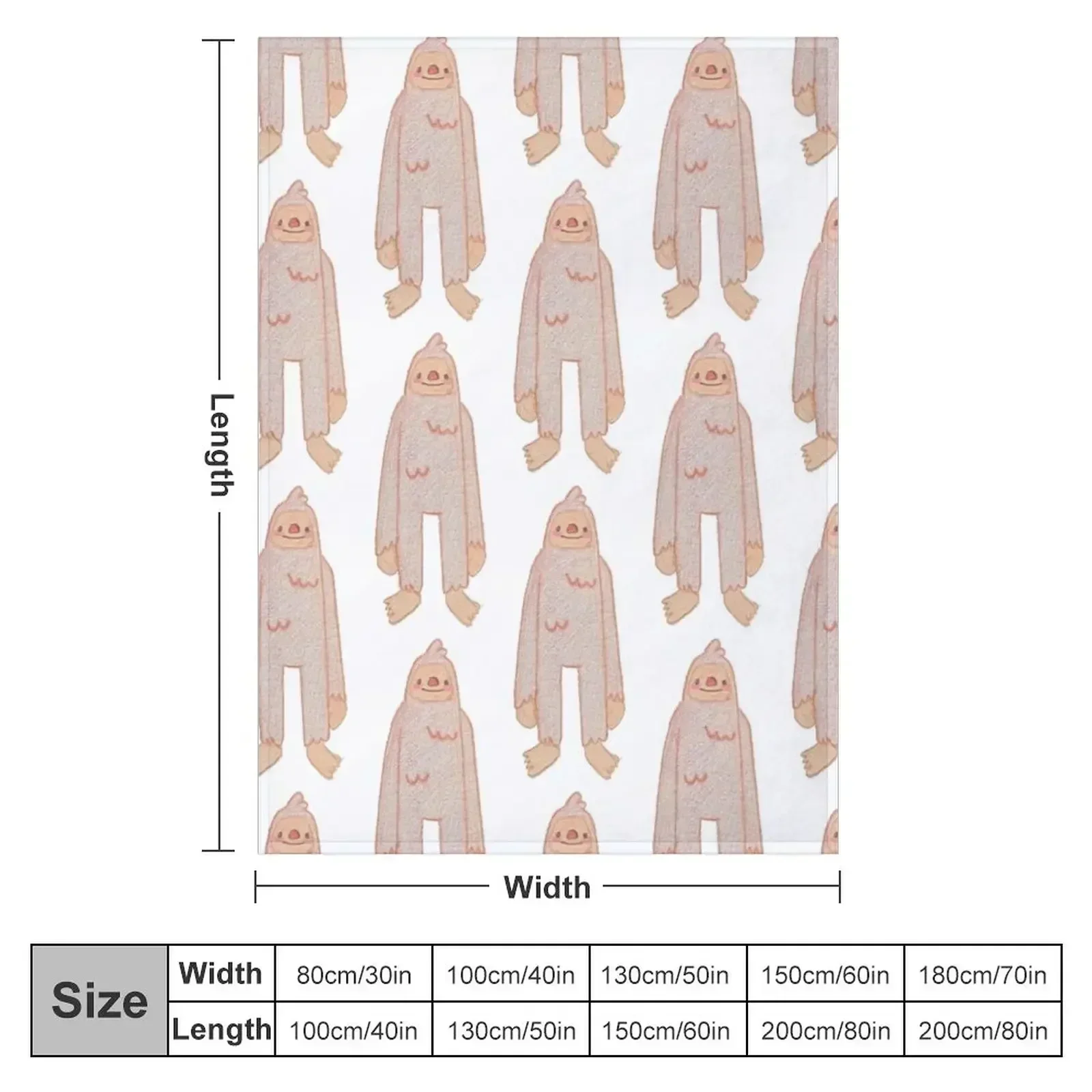 Bigfoots Throw Blanket halloween Bed linens Beautifuls Bed Fashionable warm for winter Blankets For Sofas Blankets