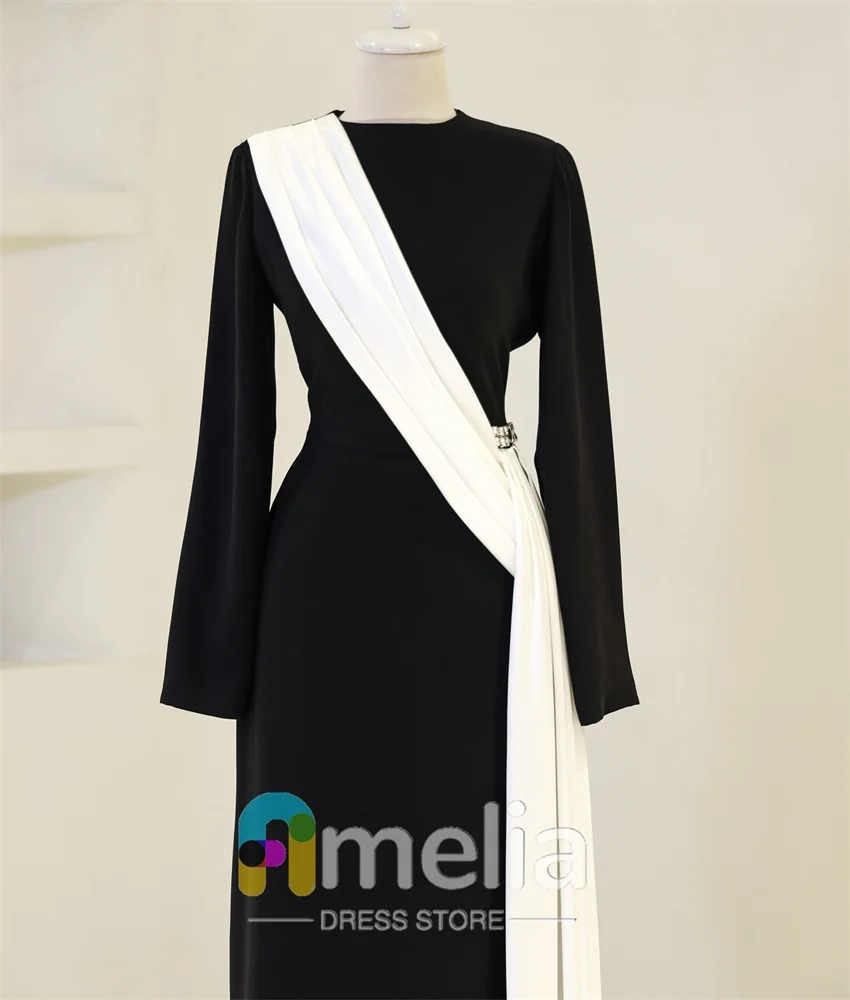 أميليا فساتين سهرة امرأة على شكل حرف a تخصيص فساتين طويلة لحضور الحفلات الموسيقية للمناسبات الخاصة فساتين رسمية لدبي 2024 #2