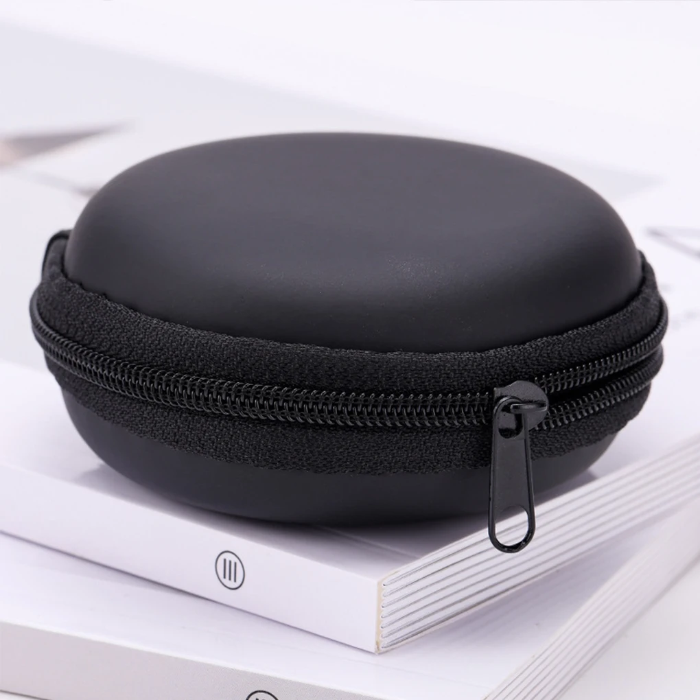 Storage Case Earphone Headphone Zipper Cable Bluetooth-compatible Accessory