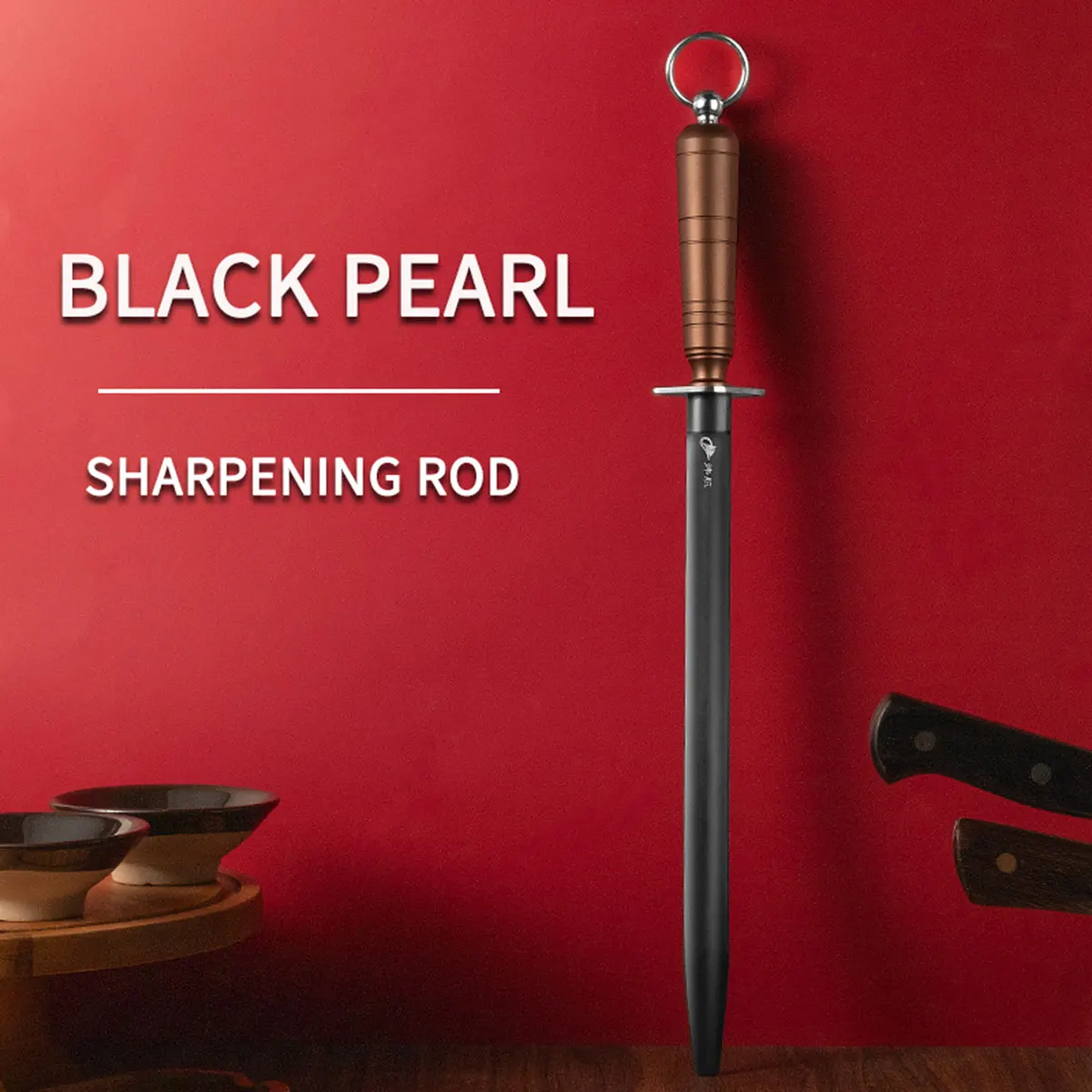 Stainless Steel Honing Rod Kitchen Cutter Tool Blade Grinder Sharpening Rod Multi Purpose Knife Sharpener