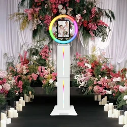 Photo Booth Selfie Machine Stand Metal Remote Control iPad Photobooth For Graduation Celebrations Birthday Parties