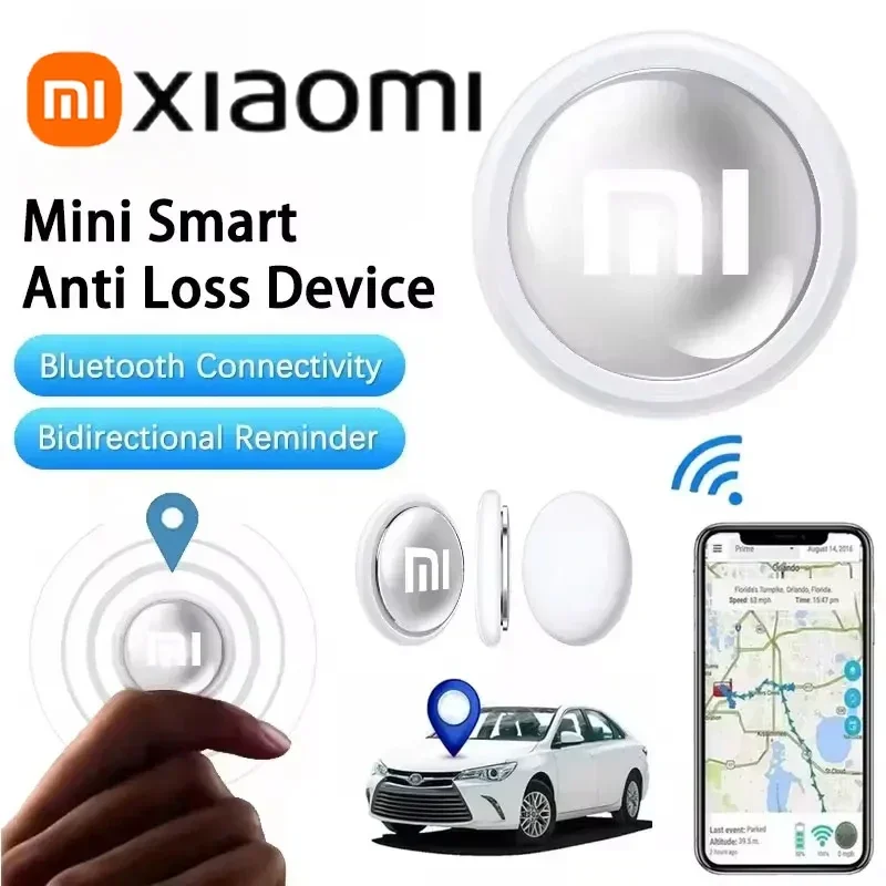 Xiaomi Mini Gps Tracker System FindMy App Air Tag Smart Bluetooth Locator Child Finder Bag Anti-Loss Pet Collar with Tracker NEW