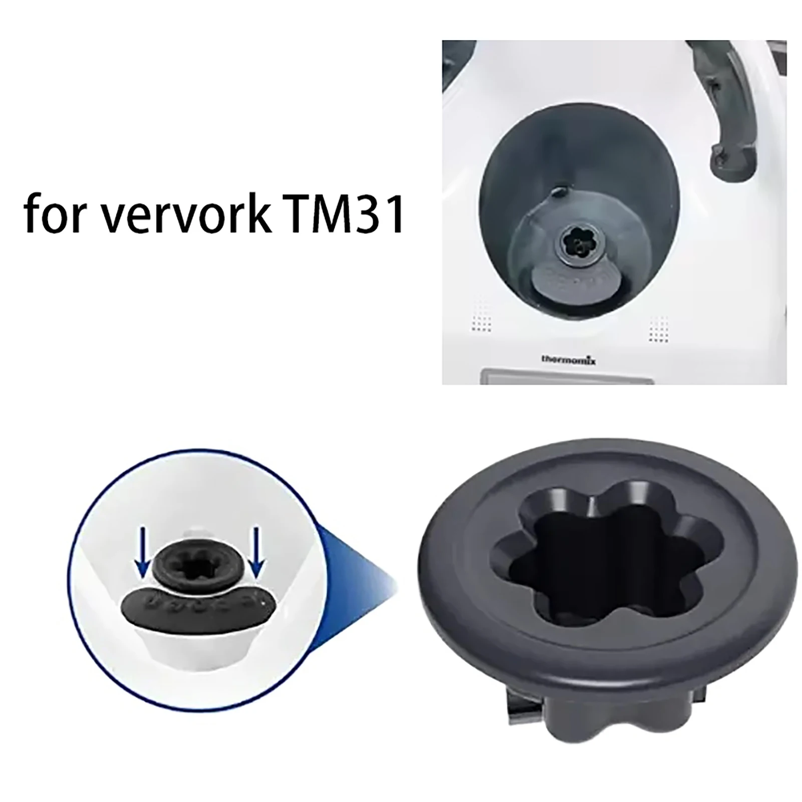 Coupler + Coupling Drive Gear Set for Thermomix TM31