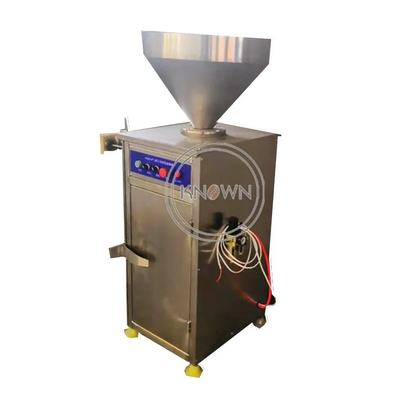 Машина для производства колбас из нержавеющей стали 300 кг/ч, машина для наполнения колбас с автоматическим скручиванием на продажу