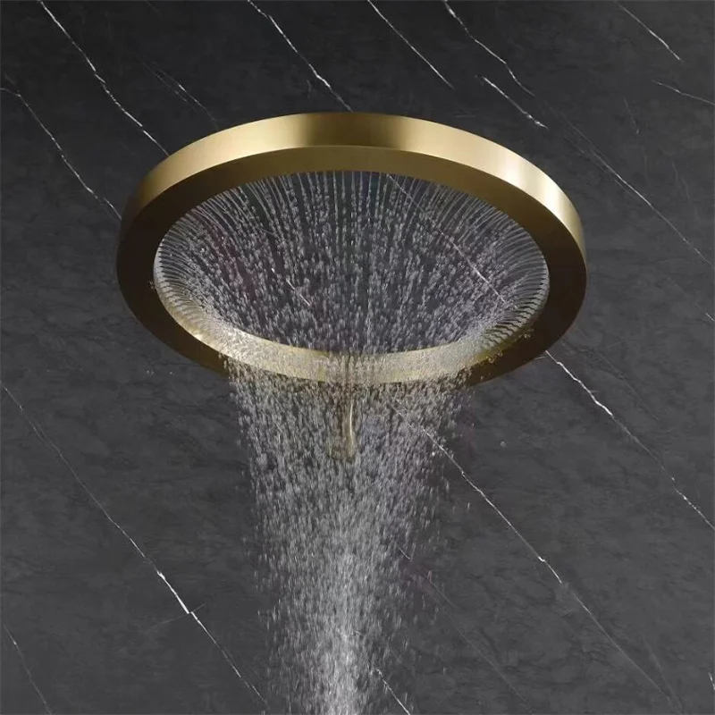 Upgrade High Pressure Shower Head Bathroom Accessories Chuveiro Rainfall Spa Water Saving Spray Massage Home Supplies Customized