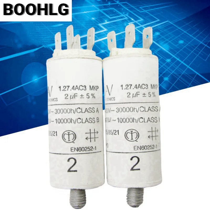 

1 шт. AV Arcotronics 1.27.4AC3 MKP 2UF 420V-470V импортный пусковой конденсатор переменного тока