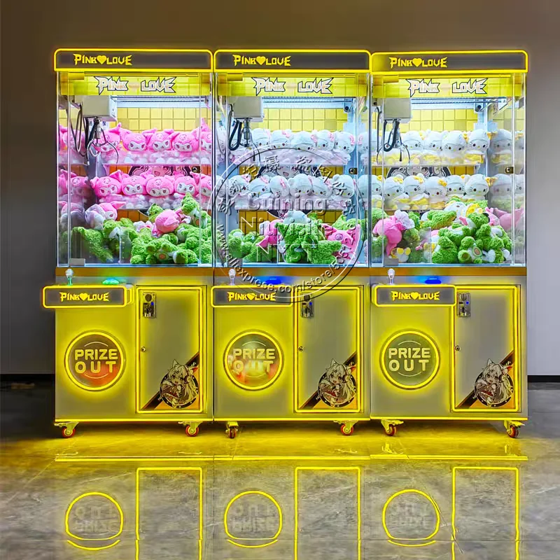 Guangzhou Factory Cheap Crane Claw Machines Customized Logo Game Center Shopping Mall Amusement Arcade Doll Toy Vending Machine