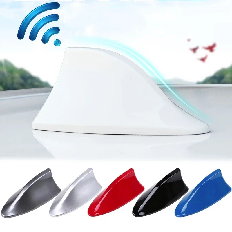 

Car Radio Shark Fin Car Shark Antenna Radio FM Signal Design For All Cars Aerials Auto Exterior Styling Replacement Parts